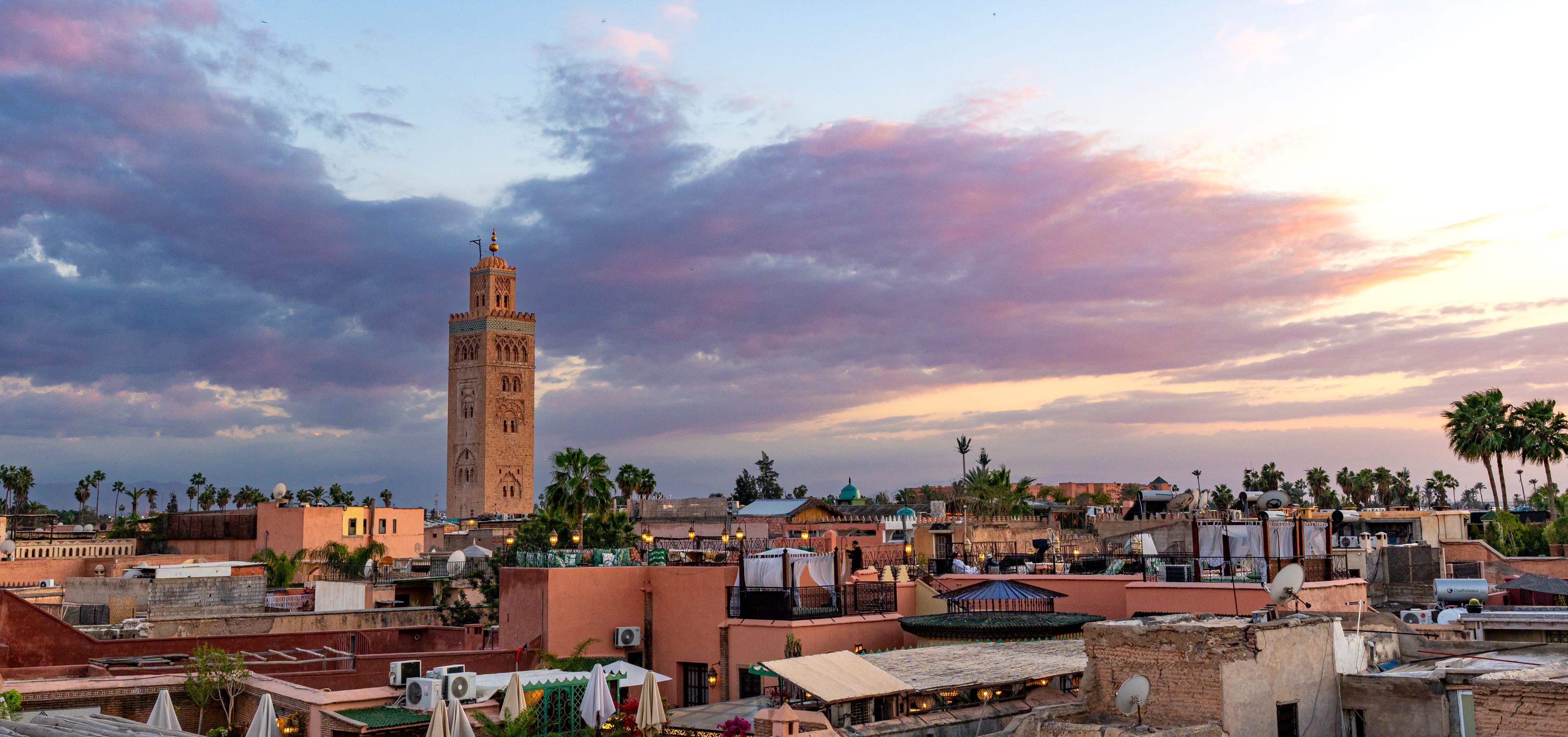 Morocco Sunset Landscape Cover